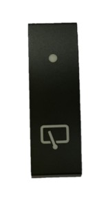 SWF 588095 SWF 588095 Inlegplaatje Achterruitwisser Grijs